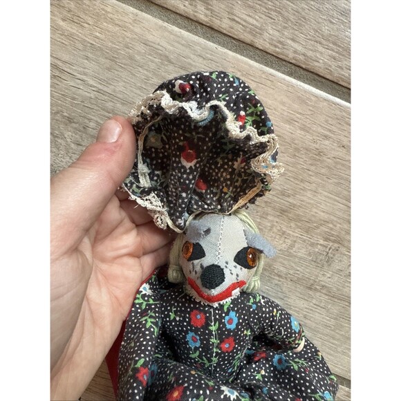 Vintage Little Red Riding Hood Grandmother Big Bad Wolf Doll 3 in 1 - Picture 6 of 9